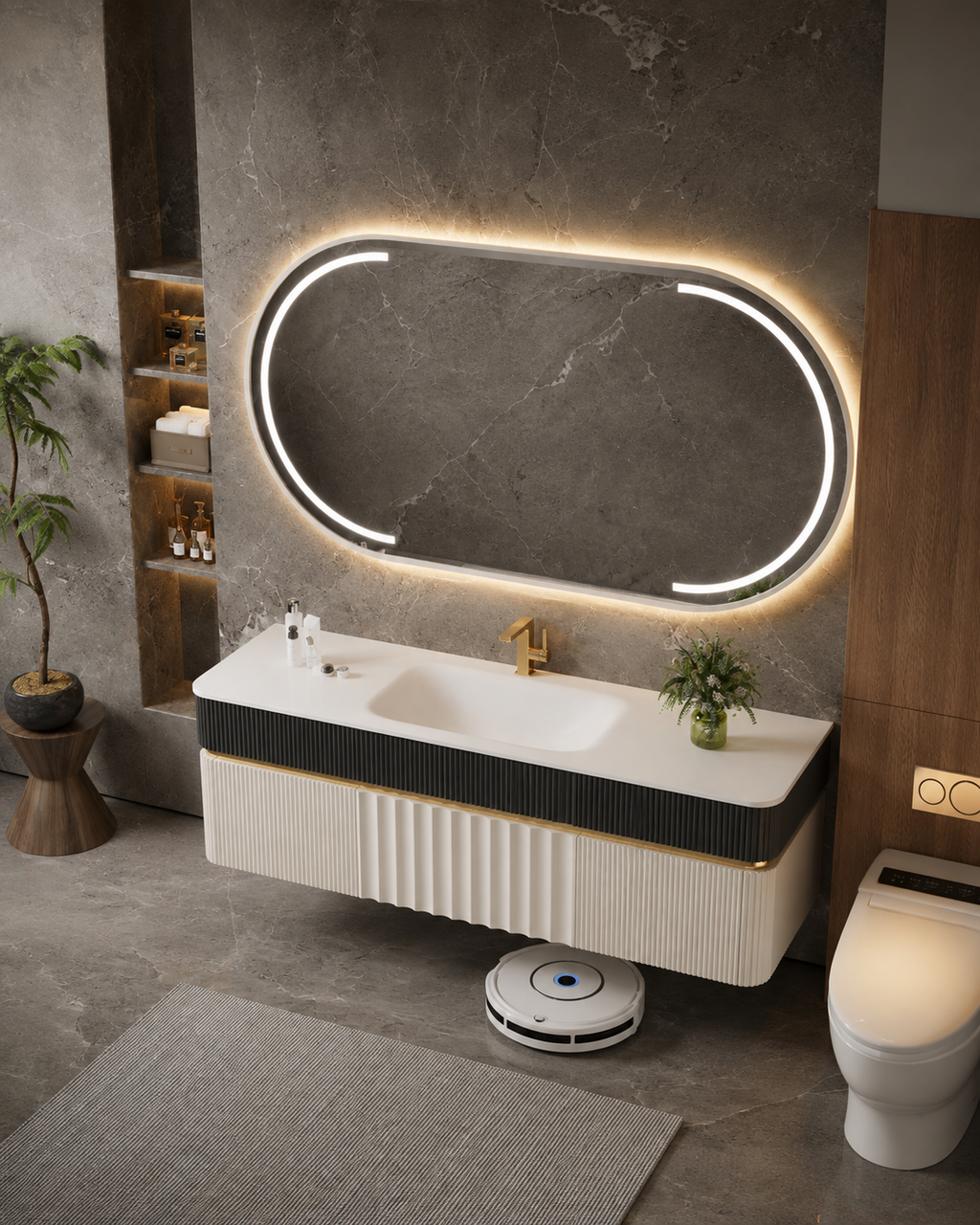 Ensemble meuble vasque Oréa - Céraméa Design