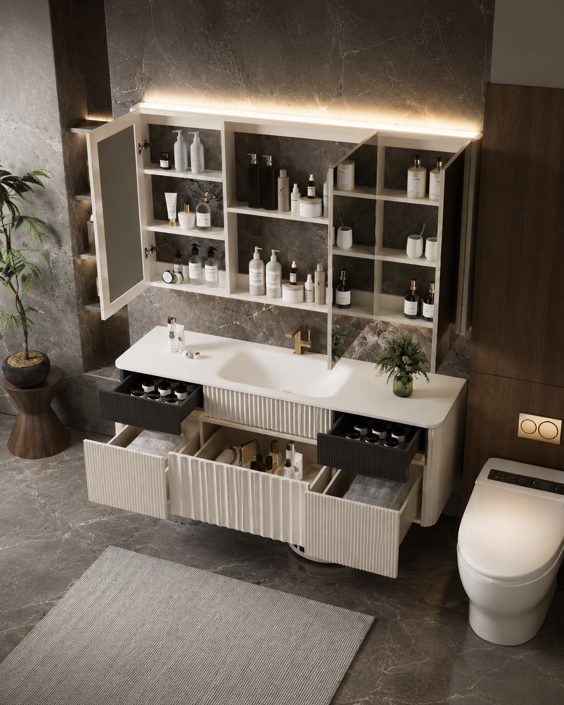 Ensemble meuble vasque Oréa - Céraméa Design