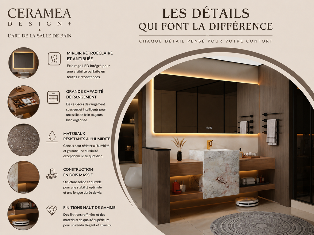 Ensemble meuble vasque Althéa - Céraméa Design