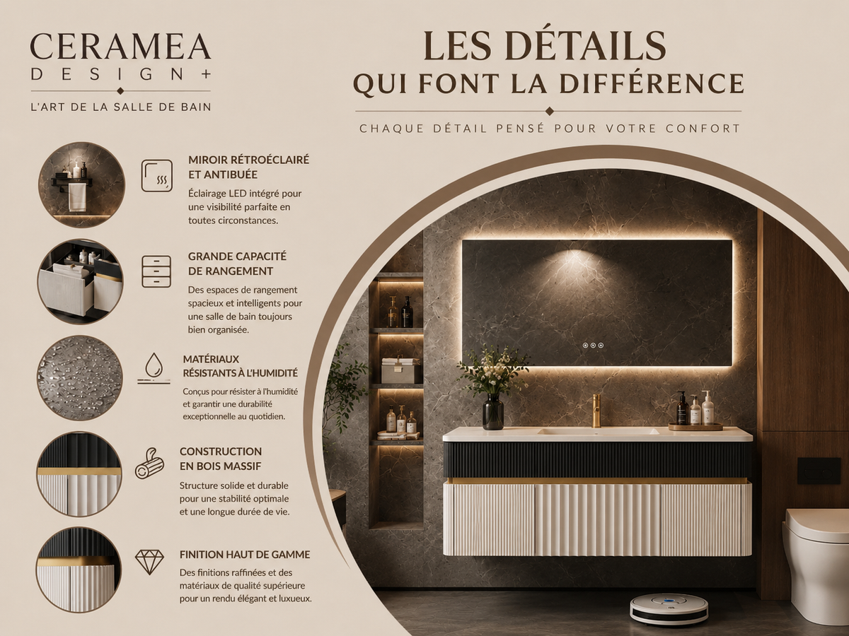 Ensemble meuble vasque Oréa - Céraméa Design
