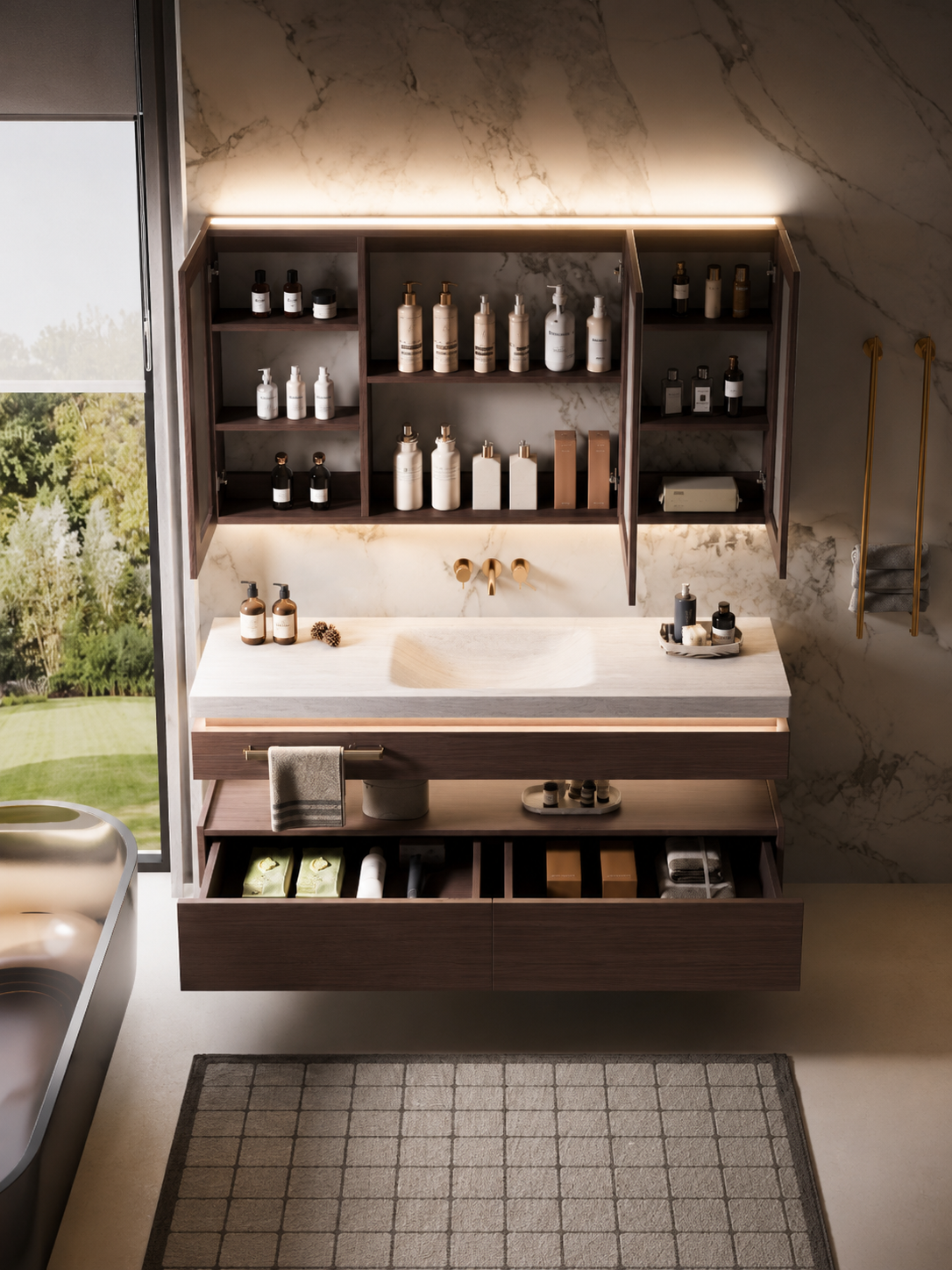 Ensemble meuble vasque Néréa - Céraméa Design